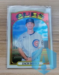 2021 Topps Heritage Chrome #643 Zach Davies 584/999